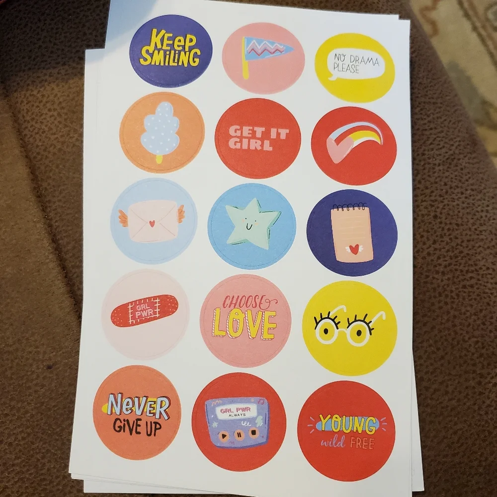 Batch of planner stickers